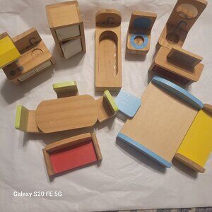 Melissa and Doug wood Dollhouse Furniture